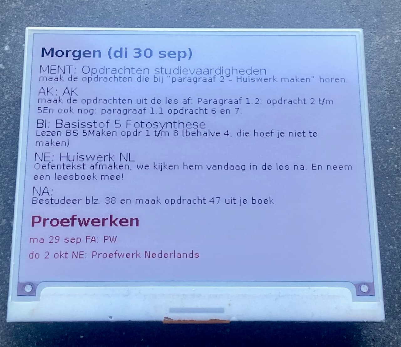 Het eerste Sommie-prototype, thuis gebouwd